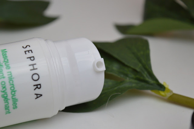masque microbulles détoxifiant oxygénant de Sephora