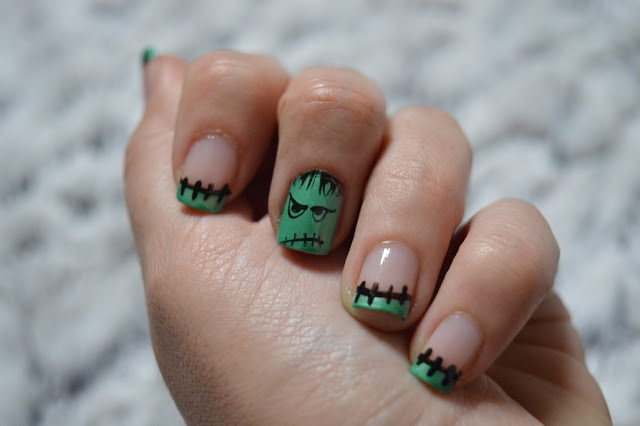 On my Nails : Les cicatrices de Frankestein